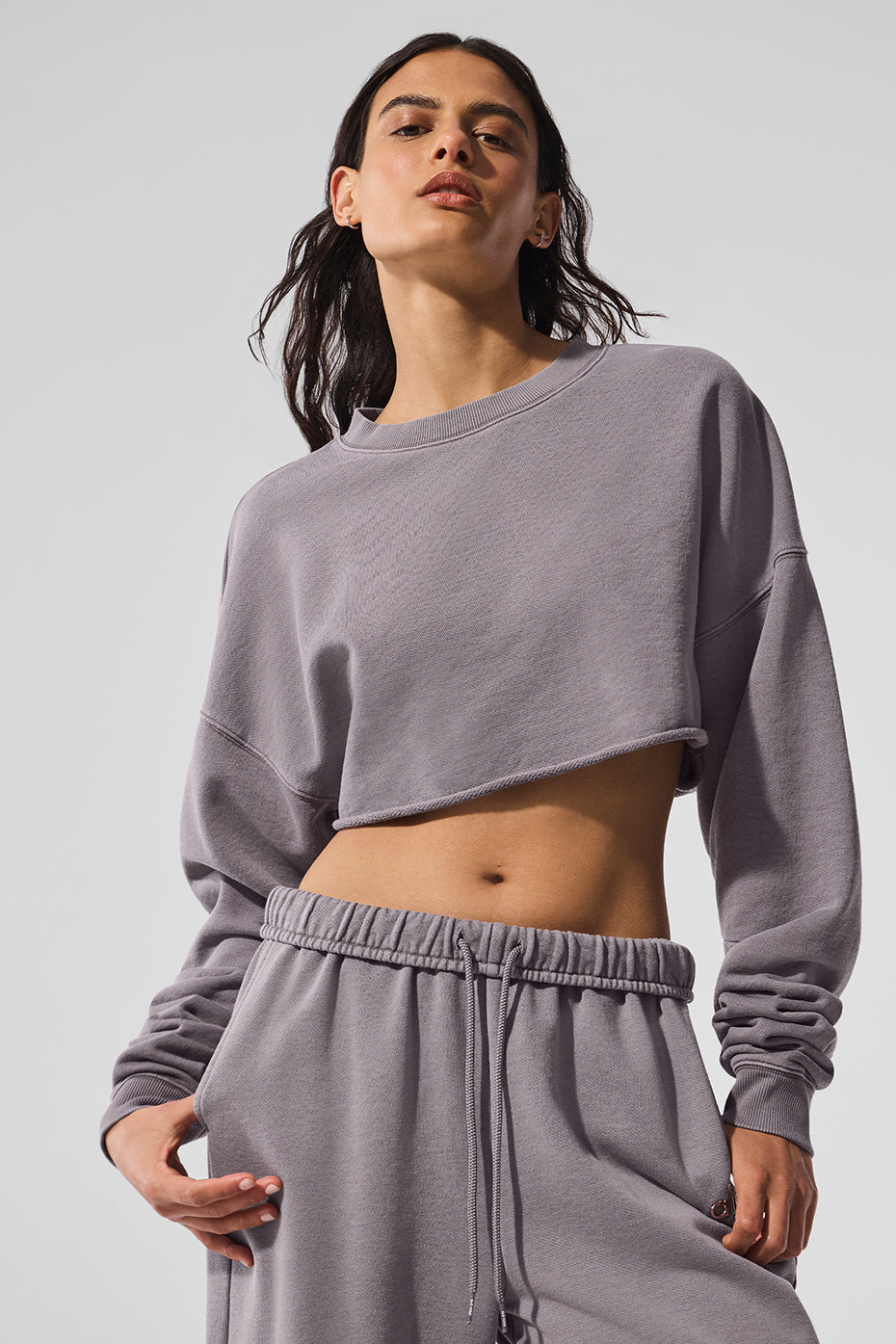 Alo Yoga Women'S Extreme Cropped Pullover