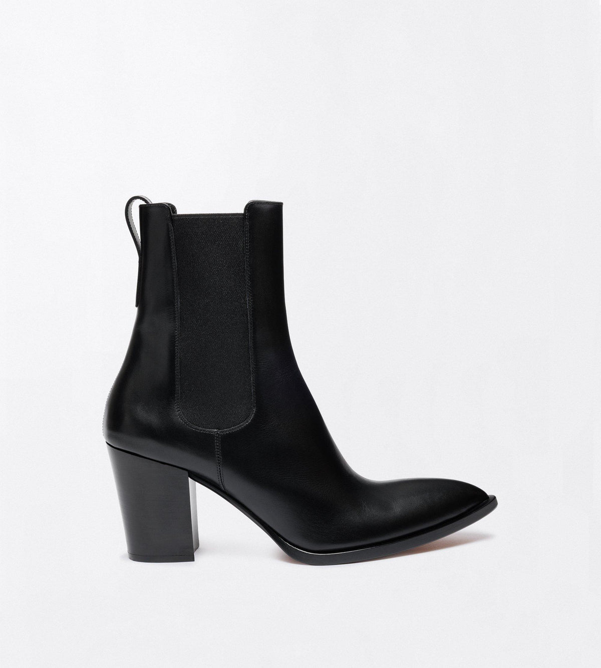 Tom Ford Burnished Leather Dagger Ankle Boot