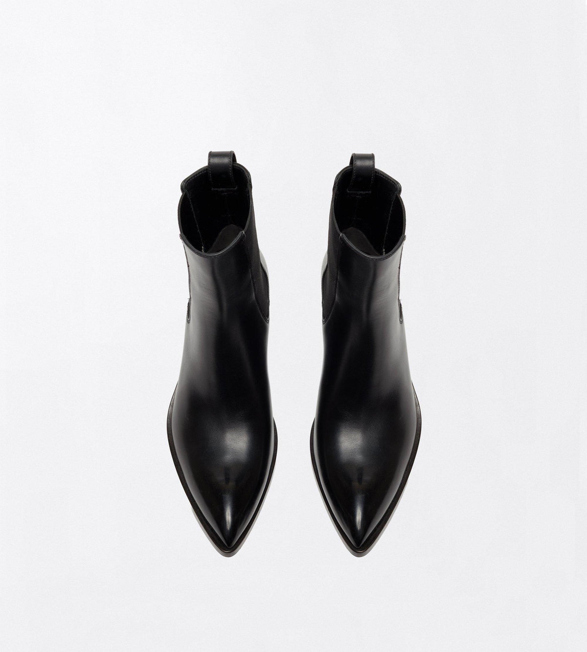 Tom Ford Burnished Leather Dagger Ankle Boot