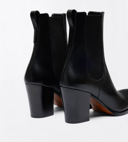 Tom Ford Burnished Leather Dagger Ankle Boot