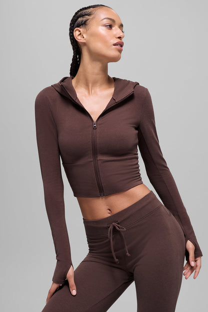 Alo Yoga Women'S Sway Full Zip Hoodie