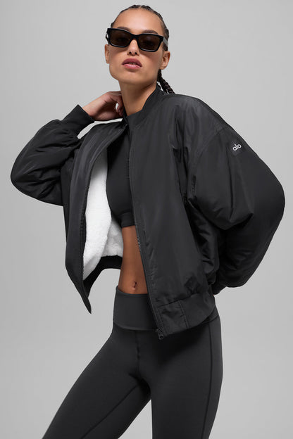 Alo Yoga Women'S Faux Fur Urbanite Bomber