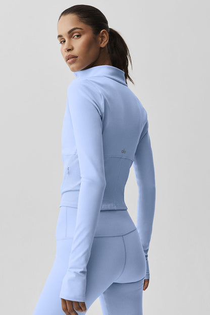 Alo Yoga Women'S Airbrush Corset Full Zip Jacket
