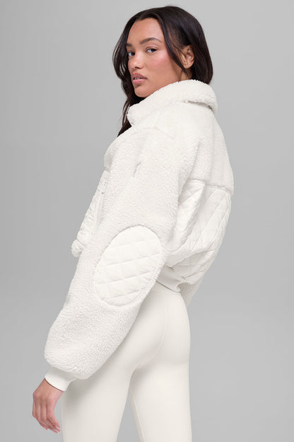 Alo Yoga Women'S Sherpa Edge Bomber