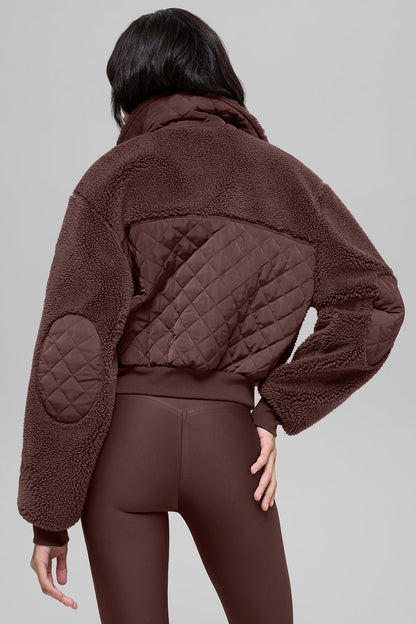 Alo Yoga Women'S Sherpa Edge Bomber