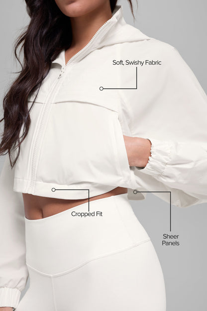 Alo Yoga Women'S Cropped Playmaker Jacket