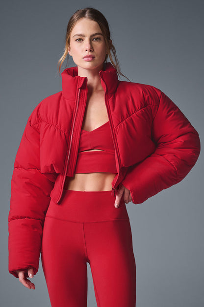 Alo Yoga Main Act Corset Puffer