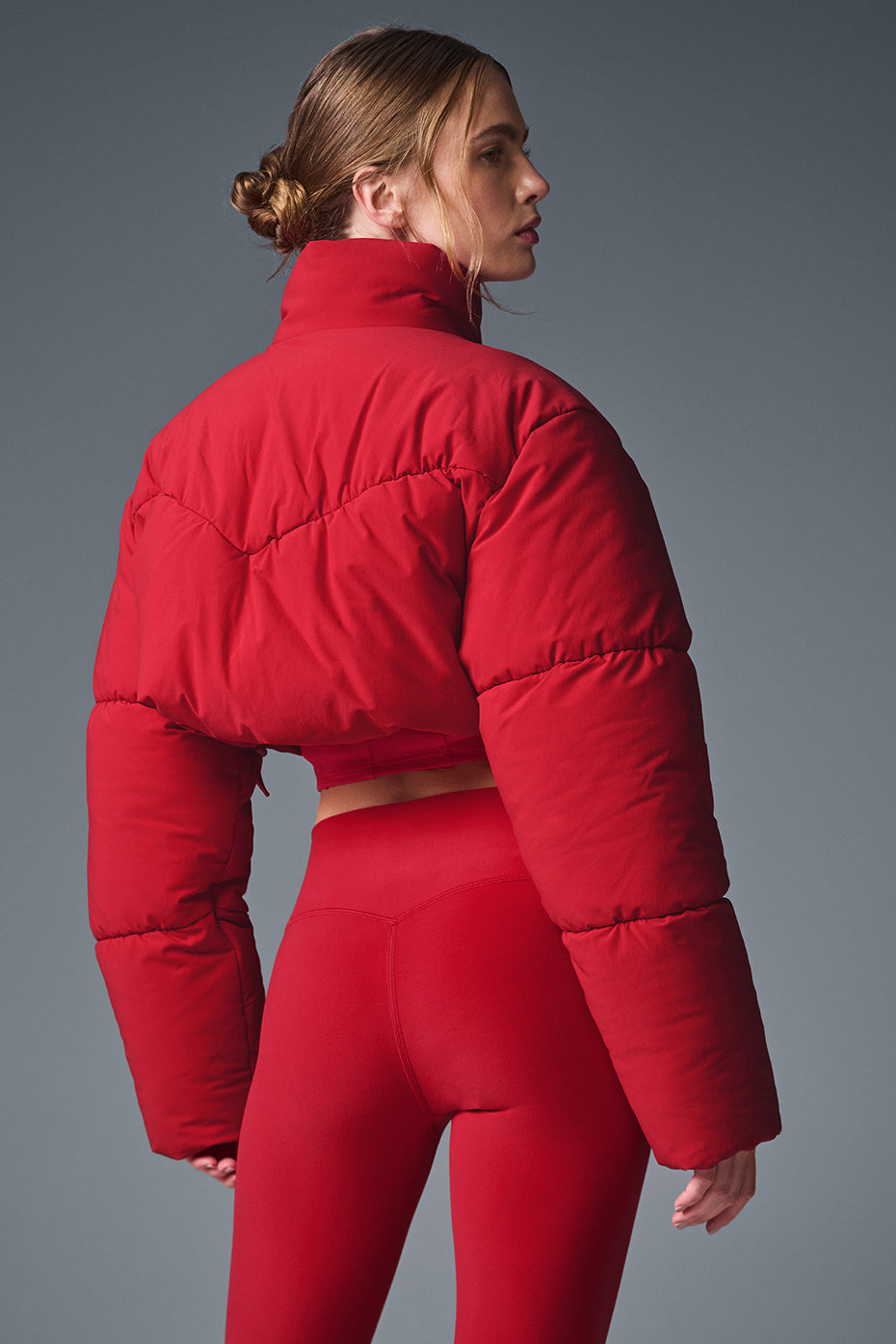 Alo Yoga Main Act Corset Puffer