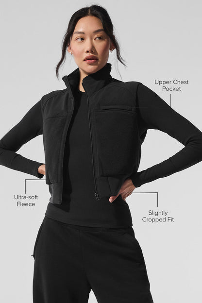 Alo Yoga Women'S Polar Fleece Wintry Mix Vest