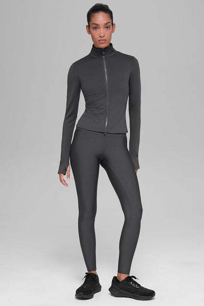 Alo Yoga Women'S Airlift Winter Warm Radiant Full-Zip Jacket