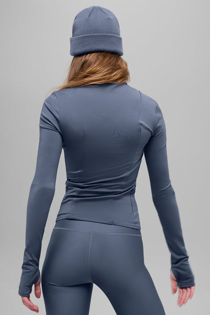 Alo Yoga Women'S Airlift Winter Warm Radiant Full-Zip Jacket