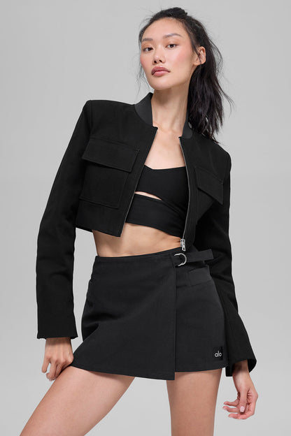 Alo Yoga Women'S Cropped Main Character Jacket