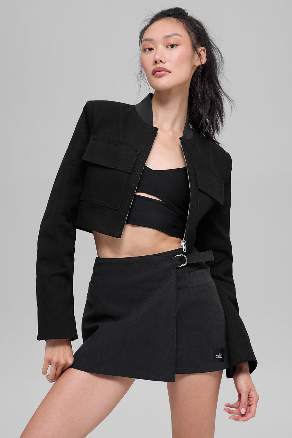 Alo Yoga Women'S Cropped Main Character Jacket