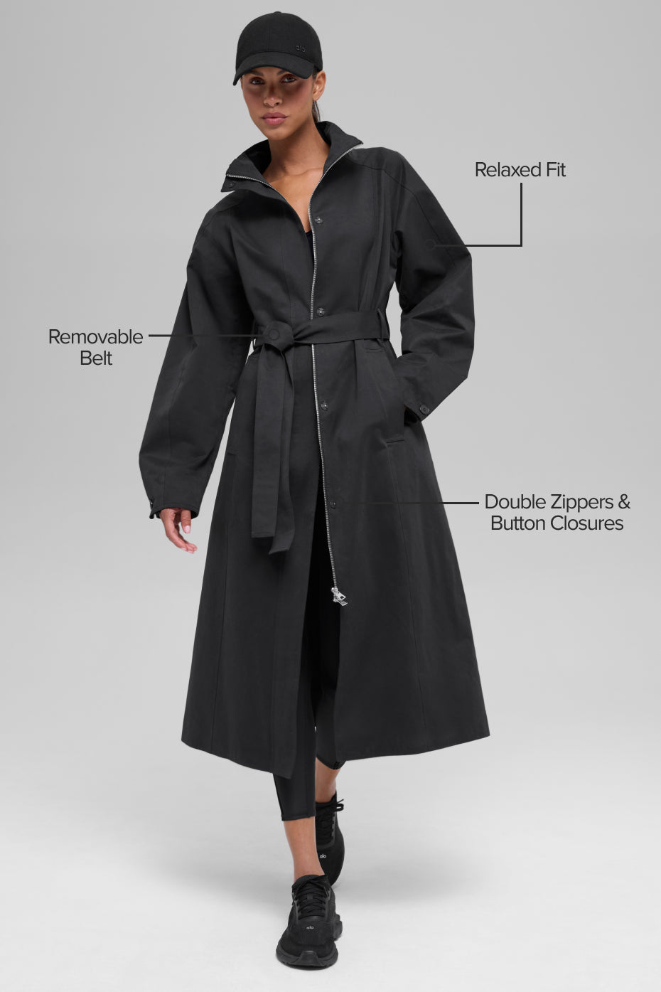 Alo Yoga Women'S Journey Trench Coat