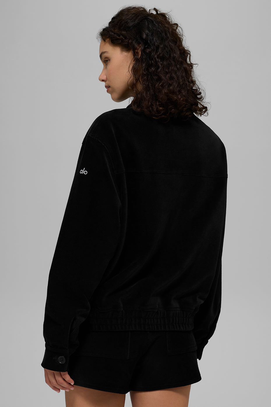 Alo Yoga Women'S Micro Corduroy On Duty Jacket