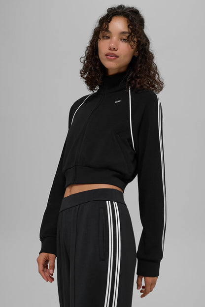 Alo Yoga Women'S Track Star Full Zip Jacket