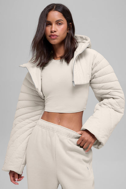 Alo Yoga Women'S Quilted Starlight Puffer Shrug