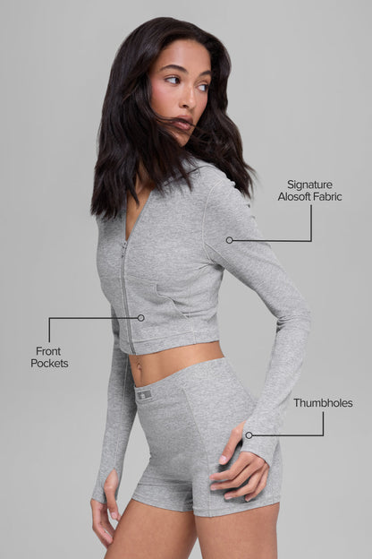 Alo Yoga Women'S Alosoft Sincere Fitted Jacket