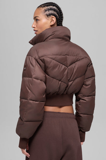 Alo Yoga Women'S Cropped Atmosphere Puffer
