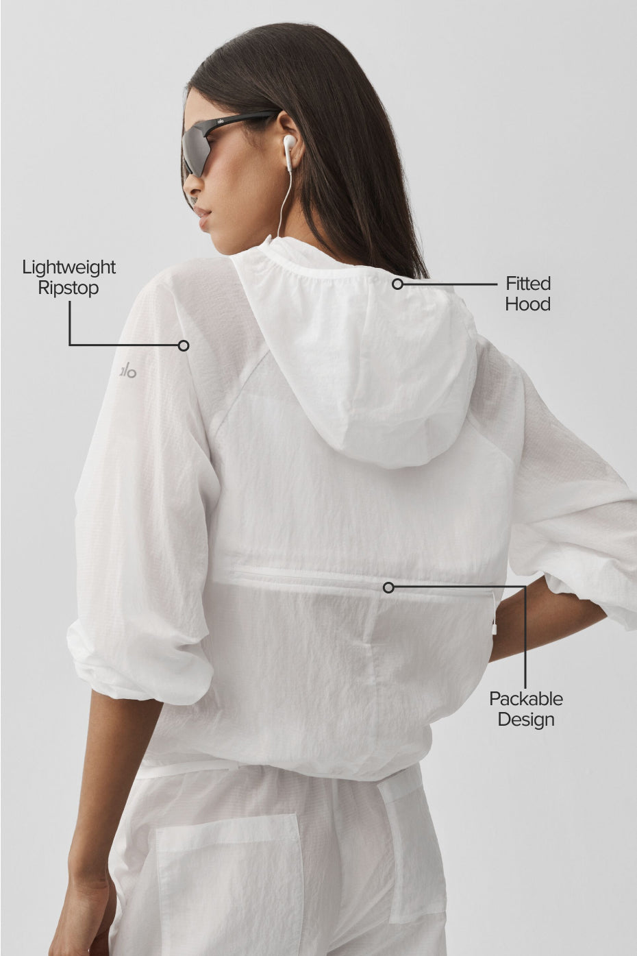 Alo Yoga Women'S Ripstop Electric Jacket