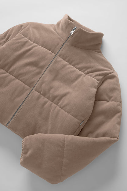 Alo Yoga Women'S Micro Corduroy Dreamy Puffer