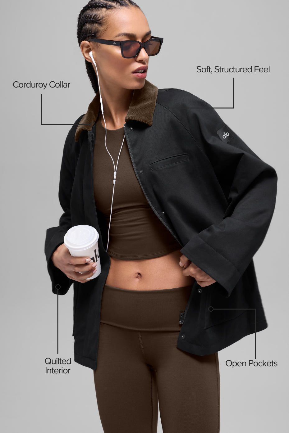 Alo Yoga Women'S Twill Barn Jacket
