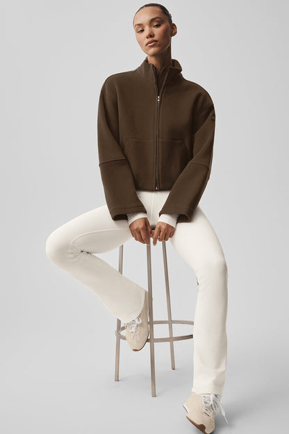 Alo Yoga Women'S Double Face Wool City Girl Jacket