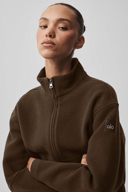 Alo Yoga Women'S Double Face Wool City Girl Jacket