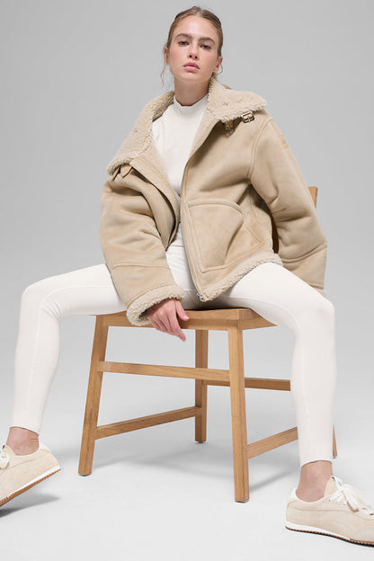 Alo Yoga Women'S Faux Shearling Grand Jacket