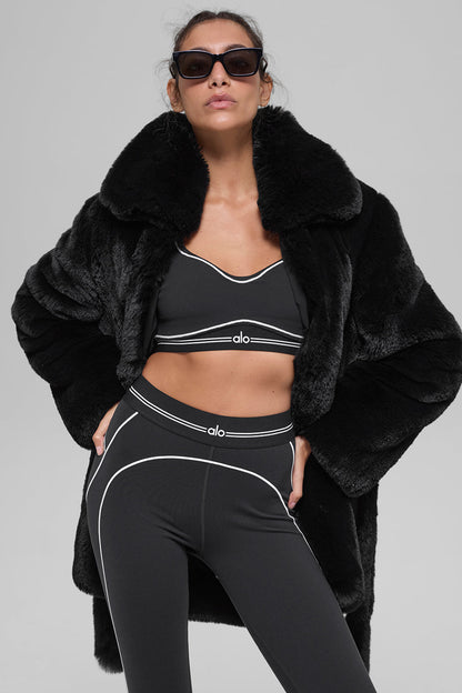 Alo Yoga Women'S Faux Fur Starstruck Coat