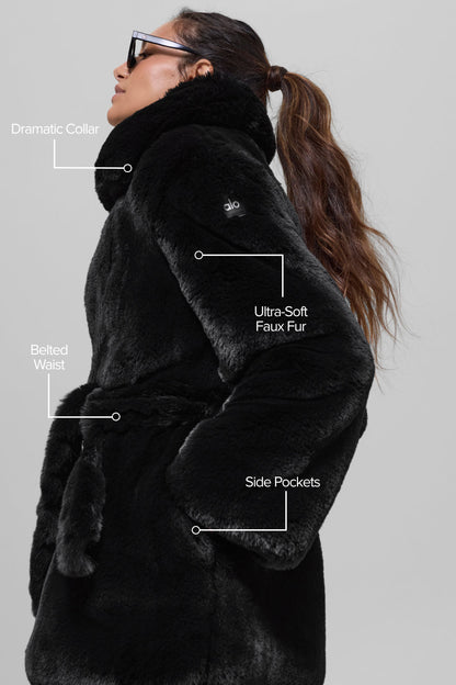 Alo Yoga Women'S Faux Fur Starstruck Coat