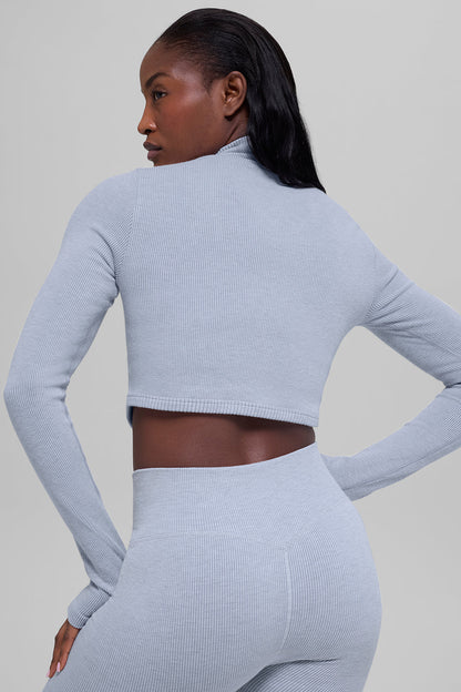 Alo Yoga Women'S Seamless Two Tone Rib Jacket