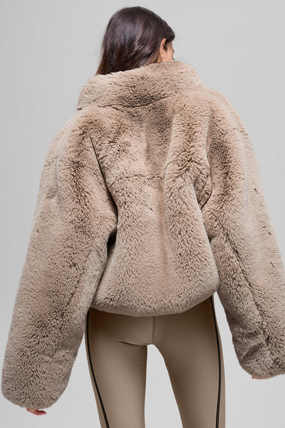 Alo Yoga Women'S Faux Fur Allure Jacket