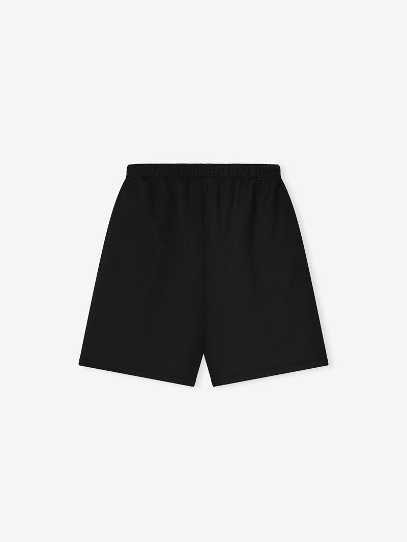 Essentials Satin Fleece Relaxed Sweatshort Vintage Black