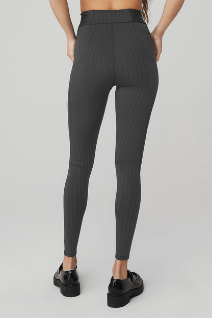 Alo Yoga Women'S Pinstripe Jacquard Extreme High-Waist Legging