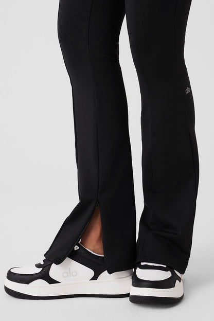 Alo Yoga Women'S High-Waist 7/8 Zip It Flare Legging