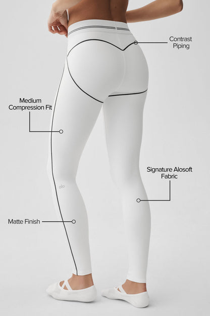 Alo Yoga Women'S Airbrush High-Waist Heart Throb Legging