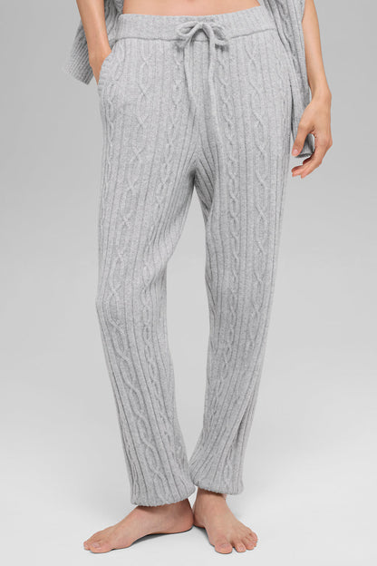 Alo Yoga Women'S Cable Knit Winter Bliss Pant
