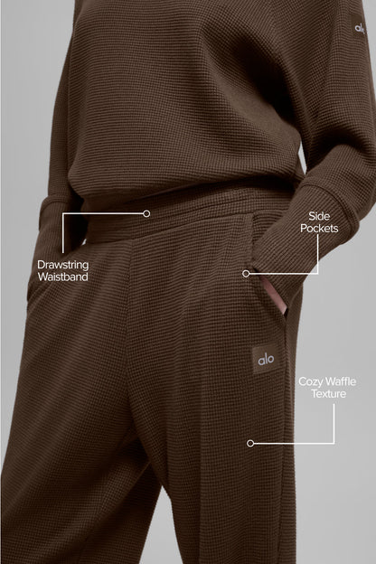 Alo Yoga Women'S Waffle Weekend Escape Jogger