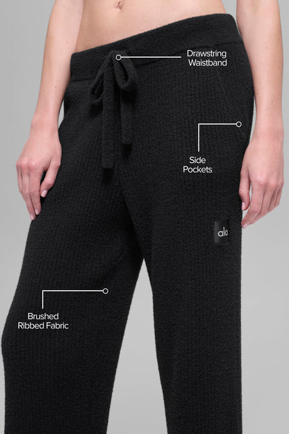 Alo Yoga Women'S Snuggle Up Sweater High-Waist Wide Leg Pant