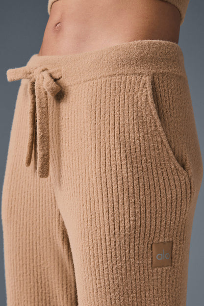 Alo Yoga Snuggle Up Sweater High-Waist Wide Leg Pant