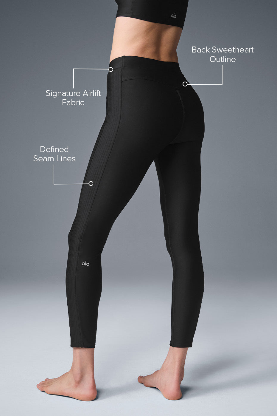 Alo Yoga Women'S Airlift High-Waist 7/8 Turn It Up Legging