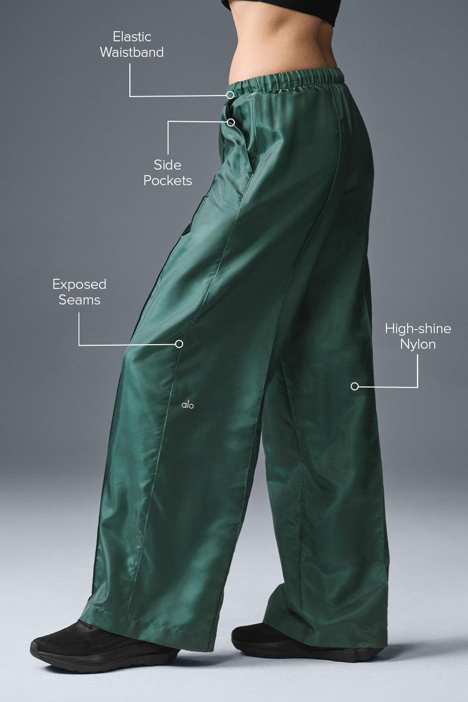 Alo Yoga Afterglow Wide Leg Track Pant