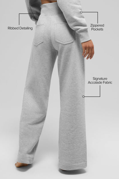 Alo Yoga Women'S Serenity Wide Leg Sweatpant