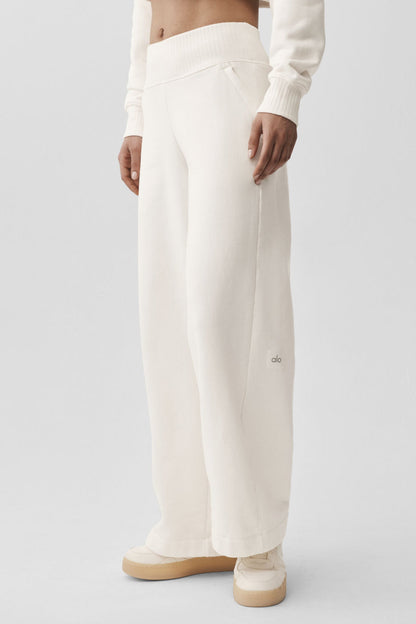 Alo Yoga Women'S Serenity Wide Leg Sweatpant