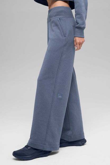 Alo Yoga Women'S Serenity Wide Leg Sweatpant