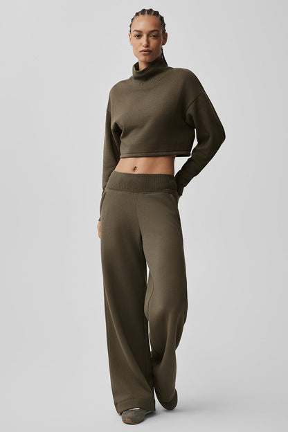 Alo Yoga Women'S Serenity Wide Leg Sweatpant
