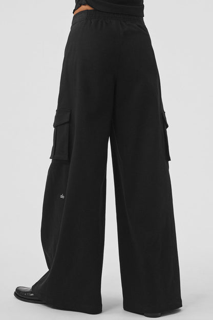 Alo Yoga Women'S Show Off Cargo Wide Leg Trouser (Regular)