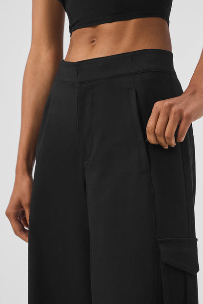Alo Yoga Women'S Show Off Cargo Wide Leg Trouser (Regular)
