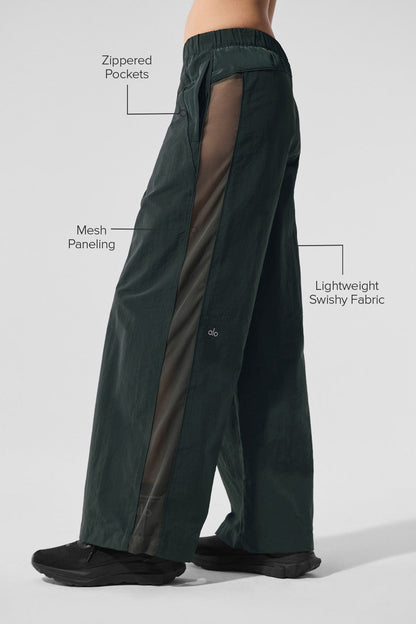 Alo Yoga High-Waist Origin Wide Leg Track Pant